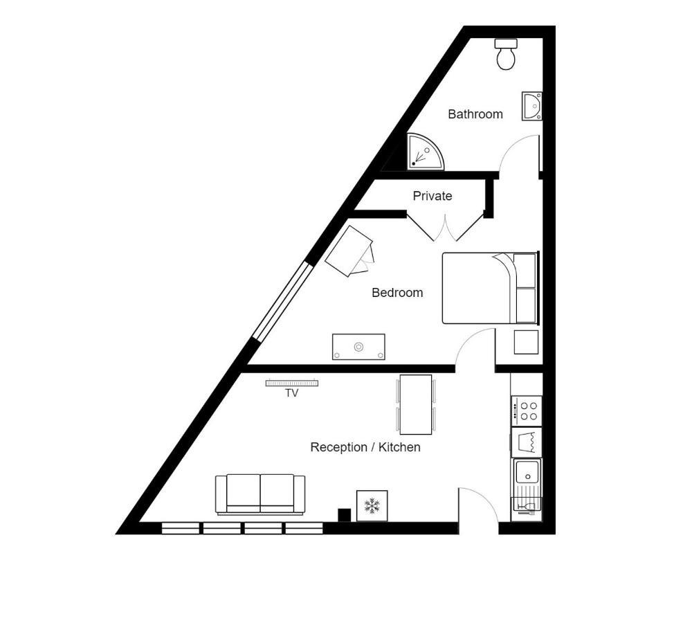 Charming 1 Bedroom Apartment Bristol Eksteriør billede